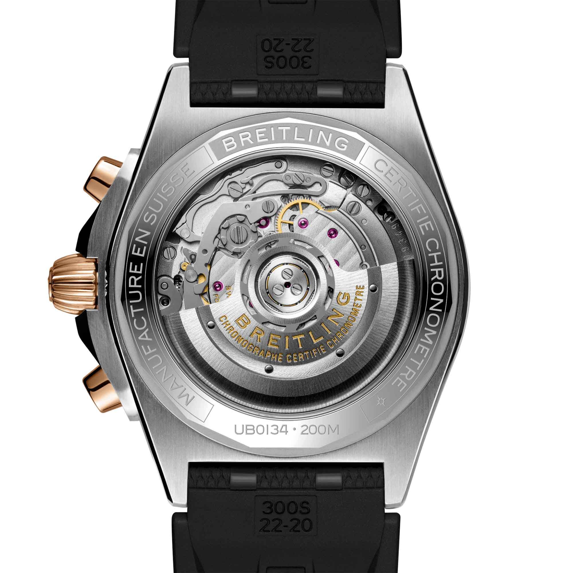 Breitling Chronomat B01 42 mm chronographe automatique en acier inoxydable et or rouge Maison Birks